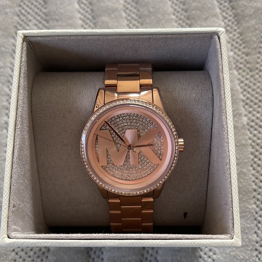 BRAND NEW Michael Kors bling woman’s watch
